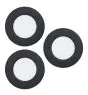 Mehrfachpackung 3x Eglo Einbau Spot Fueva 6 Plastik Schwarz 11.1W 1350lm - 827-840-865 CCT