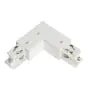 3 Phasen Eckverbindung 90D V Erde extern - Weiß